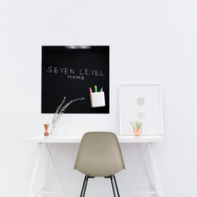 Load image into Gallery viewer, Black Gloss Glass Whiteboards - 7 Level Home