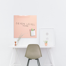 Load image into Gallery viewer, Blush Pink Gloss Glass Whiteboards - 7 Level Home