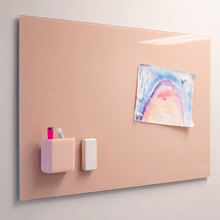 Load image into Gallery viewer, Blush Pink Gloss Glass Whiteboards - 7 Level Home