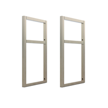 Load image into Gallery viewer, Narrow Metal Wall Shelving Bracket - Set of 2 - 7 Level Home