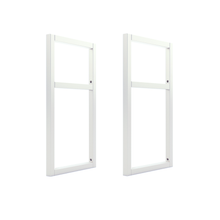 Load image into Gallery viewer, Narrow Metal Wall Shelving Bracket - Set of 2 - 7 Level Home