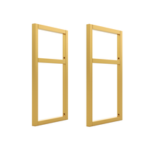 Load image into Gallery viewer, Narrow Metal Wall Shelving Bracket - Set of 2 - 7 Level Home