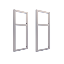 Load image into Gallery viewer, Narrow Metal Wall Shelving Bracket - Set of 2 - 7 Level Home