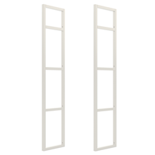 Load image into Gallery viewer, Narrow Metal Wall Shelving Bracket - Set of 2 - 7 Level Home

