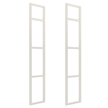 Load image into Gallery viewer, Narrow Metal Wall Shelving Bracket - Set of 2 - 7 Level Home