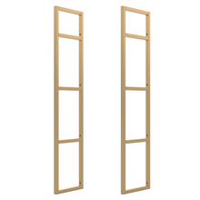 Load image into Gallery viewer, Narrow Metal Wall Shelving Bracket - Set of 2 - 7 Level Home