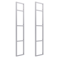 Load image into Gallery viewer, Narrow Metal Wall Shelving Bracket - Set of 2 - 7 Level Home