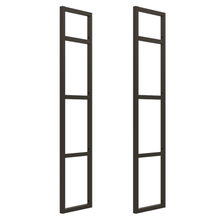 Load image into Gallery viewer, Narrow Metal Wall Shelving Bracket - Set of 2 - 7 Level Home