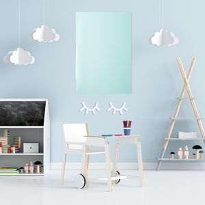 Aqua Gloss Glass Whiteboards - 7 Level Home