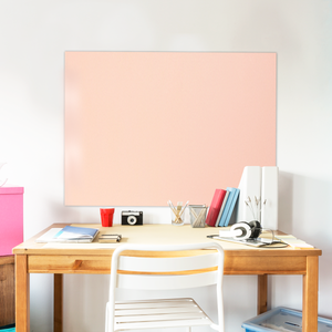 Blush Pink Gloss Glass Whiteboards - 7 Level Home