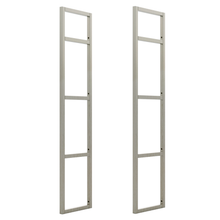 Load image into Gallery viewer, Narrow Metal Wall Shelving Bracket - Set of 2 - 7 Level Home
